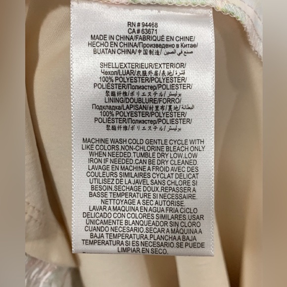 BCBGeneration Womens Ruched Wrap Mini Dress English Rose Floral Print Size 16 - Picture 16 of 16